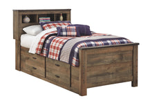 Load image into Gallery viewer, Trinell - Bookcase Bed With Storage