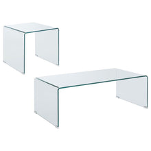 Load image into Gallery viewer, Ripley - Bent Glass Coffee And End Table Set
