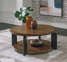 Load image into Gallery viewer, Kraeburn - Brown / Black - Round Cocktail Table