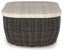 Load image into Gallery viewer, Kimora - Beige / Dark Brown - Rectangular Cocktail Table