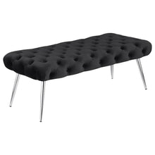 Load image into Gallery viewer, Ella - Upholstered Tufted Bench Metal Legs