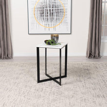 Load image into Gallery viewer, Tobin - Square Marble Top Table