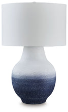 Load image into Gallery viewer, Dashland - White / Navy - Metal Table Lamp