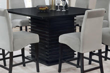 Load image into Gallery viewer, Stanton - Square Counter Height Dining Table - Black