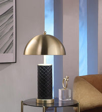 Load image into Gallery viewer, Ferris - Dome Quilted Table Lamp (Set of 2) - Black