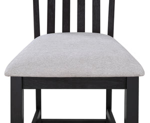 Delfin - Counter Height Chair (Set of 2) - Light Gray / Black