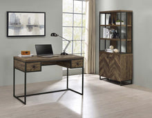 Load image into Gallery viewer, Millbrook - 2 Door Storage Bookshelf - Rustic Oak