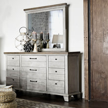 Load image into Gallery viewer, Bear Creek - Dresser &amp; Mirror - Whitewashed Gray