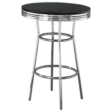 Load image into Gallery viewer, Retro - 3 Pieces Round 1950s Bistro Pub Bar Table Set