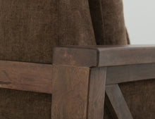 Load image into Gallery viewer, Walnut - Upholstered Loveseat - Deep Forest Brown