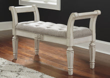 Load image into Gallery viewer, Realyn - Antique White - Accent Bench