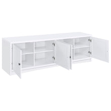 Load image into Gallery viewer, Laughlin - 4 Door Engineered Wood TV Stand - White