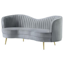 Load image into Gallery viewer, Sophia - Upholstered Channel Tufted Loveseat