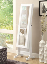 Load image into Gallery viewer, Batista - Cheval Mirror With Jewelry Storage - White