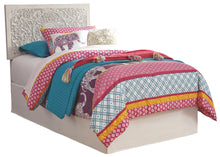 Load image into Gallery viewer, Paxberry - Whitewash - Twin Panel Headboard with Bolt on Bed Frame