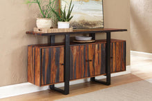 Load image into Gallery viewer, Ditman - 4 Door Solid Wood Sideboard Buffet - Gray Sheesham