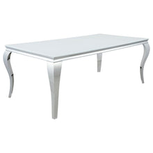 Load image into Gallery viewer, Carone - Rectangular Glass Top Dining Table