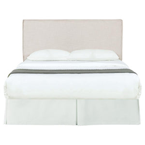 Izzy - Upholstered King Panel Headboard - Sand