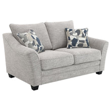 Load image into Gallery viewer, Tomkins - Boucle Upholstered Loveseat - Light Gray