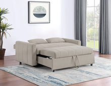 Load image into Gallery viewer, Portland - Boucle Upholstered Sleeper Sofa Bed