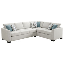 Load image into Gallery viewer, Ashford - Chenille Upholstered Sleeper Sectional Sofa - Greige