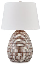 Load image into Gallery viewer, Darrich - Beige / White - Metal Table Lamp