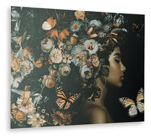 Load image into Gallery viewer, Valfer - Orange / Black / White - Wall Art