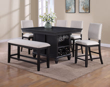 Load image into Gallery viewer, Regent - Counter Height Chair (Set of 2) - Charcoal Black