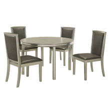 Load image into Gallery viewer, Lumina - Round Table &amp; 4 Chairs - Gray