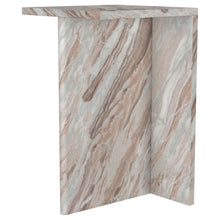 Load image into Gallery viewer, Bowdoin - Genuine Marble Accent Side Table - Gray