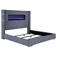 Load image into Gallery viewer, Tisdall - Upholstered Fireplace Bed