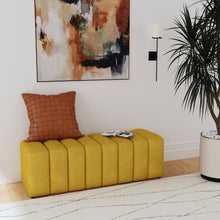 Load image into Gallery viewer, Summer - Fabric Upholstered Tufted Accent Bench