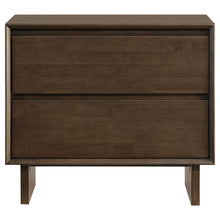 Load image into Gallery viewer, Glenwood - 2-Drawer Nightstand Bedside Table - Warm Brown