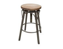 Load image into Gallery viewer, Montana - Swivel Stool - Two Tone Light Brown