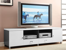 Load image into Gallery viewer, Burkett - 2 Door Engineered Wood TV Stand - White High Gloss
