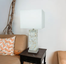 Load image into Gallery viewer, Table Lamp - Pearl Silver / White