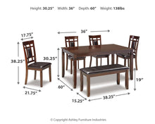 Load image into Gallery viewer, Bennox - Brown - Dining Room Table Set (Set of 6)