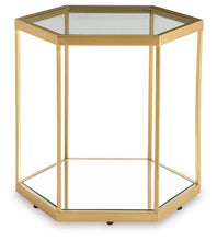 Load image into Gallery viewer, Veerwick - Gold Finish - Accent Cocktail Table