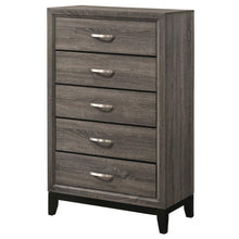 Load image into Gallery viewer, Watson - 5-Drawer Bedroom Chest - Gray Oak