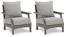 Load image into Gallery viewer, Visola - Gray - Lounge Chair W/Cushion (Set of 2)