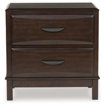 Load image into Gallery viewer, Vanmore - Dark Brown - Two Drawer Night Stand
