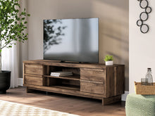 Load image into Gallery viewer, Zadilyn - Brown - XL TV Stand With Fireplace Option