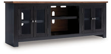Load image into Gallery viewer, Wildenauer - Brown / Black - XL TV Stand With Fireplace Option