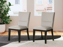 Load image into Gallery viewer, Glinari - Taupe / Black - Dining Upholstered Side Chair (Set of 2)