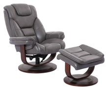 Load image into Gallery viewer, Monarch - Manual Reclining Swivel Chair and Ottoman