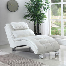 Load image into Gallery viewer, Dilleston - Faux Leather Upholstered Tufted Chaise