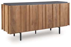 Quintavious - Brown / Charcoal - Accent Cabinet