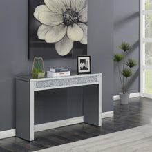 Load image into Gallery viewer, Gillian - Mirrored Acrylic Entryway Console Table - Silver