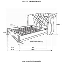 Load image into Gallery viewer, Barzini - Upholstered Wingback Bed