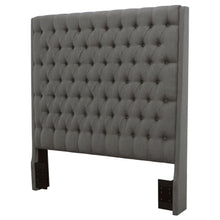 Load image into Gallery viewer, Camille - Upholstered Eastern King Panel Headboard - Gray